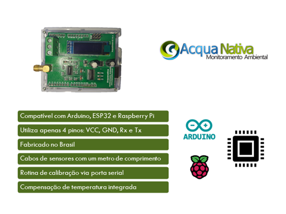 Kit Sensor Condutividade Elétrica AcquaKit-EC