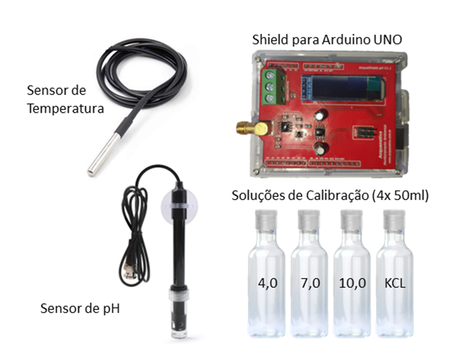 Kit Sensor pH AcquaKit-pH